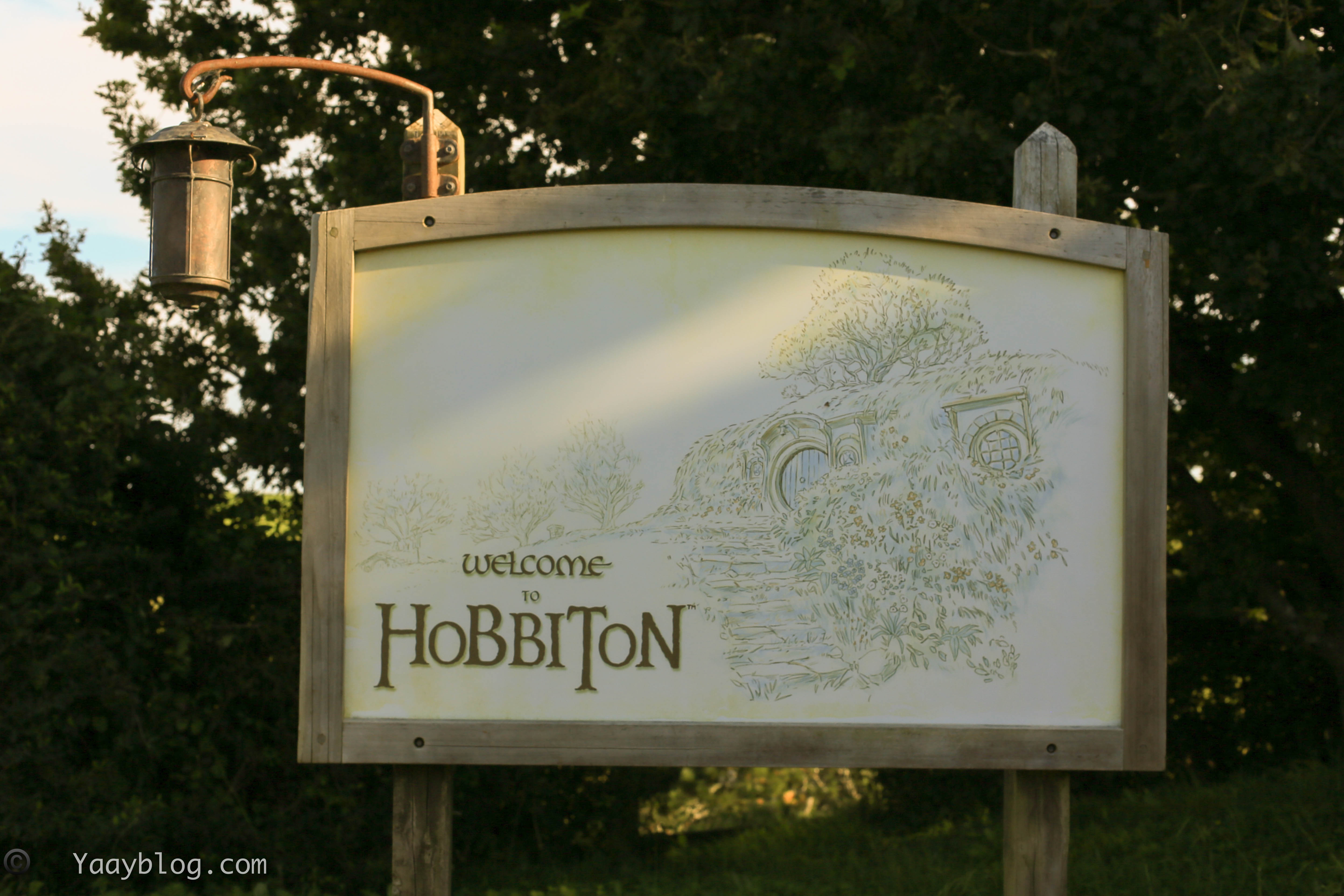Hobbiton sign